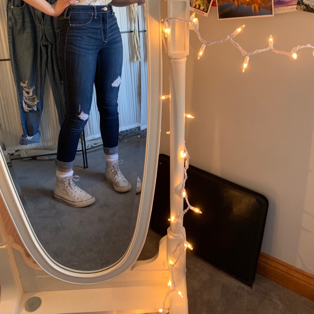 hollister high rise jean legging